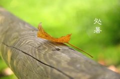 今日12時9分，迎來處暑節(jié)氣
